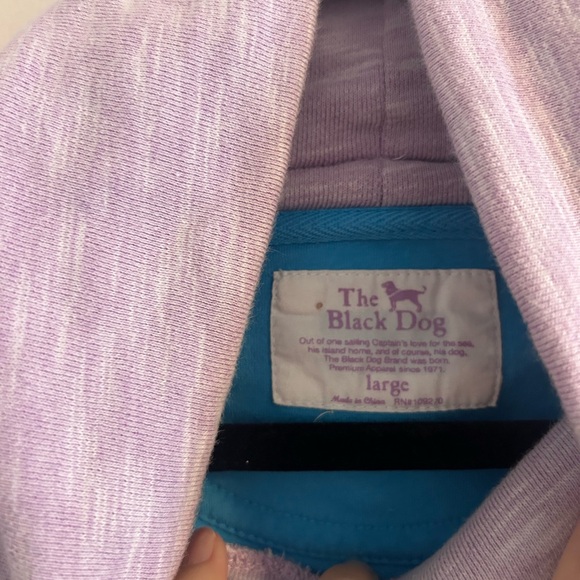 The Black Dog Light Purple Cowl Neck Sweater - Picture 5 of 6